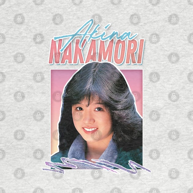 Akina Nakamori 中森明菜 / Retro J-Pop Fan Art Design by DankFutura